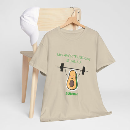 Avocado Workout Unisex Cotton Tee