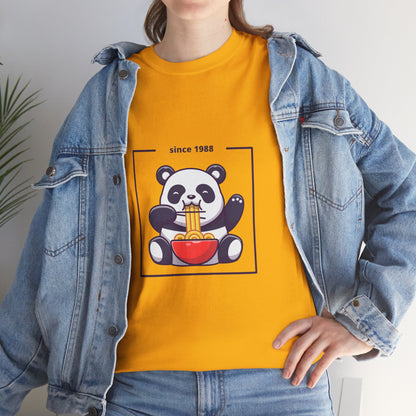 Panda Noodles Unisex Cotton Tee