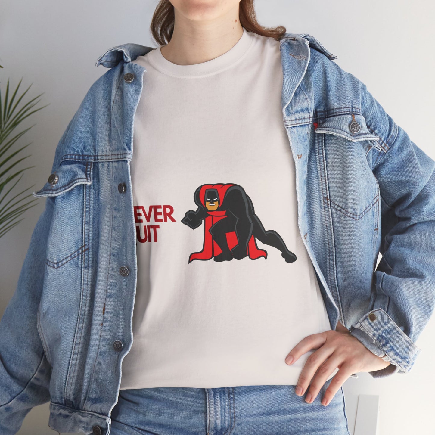 Never Quit Unisex Cotton Tee