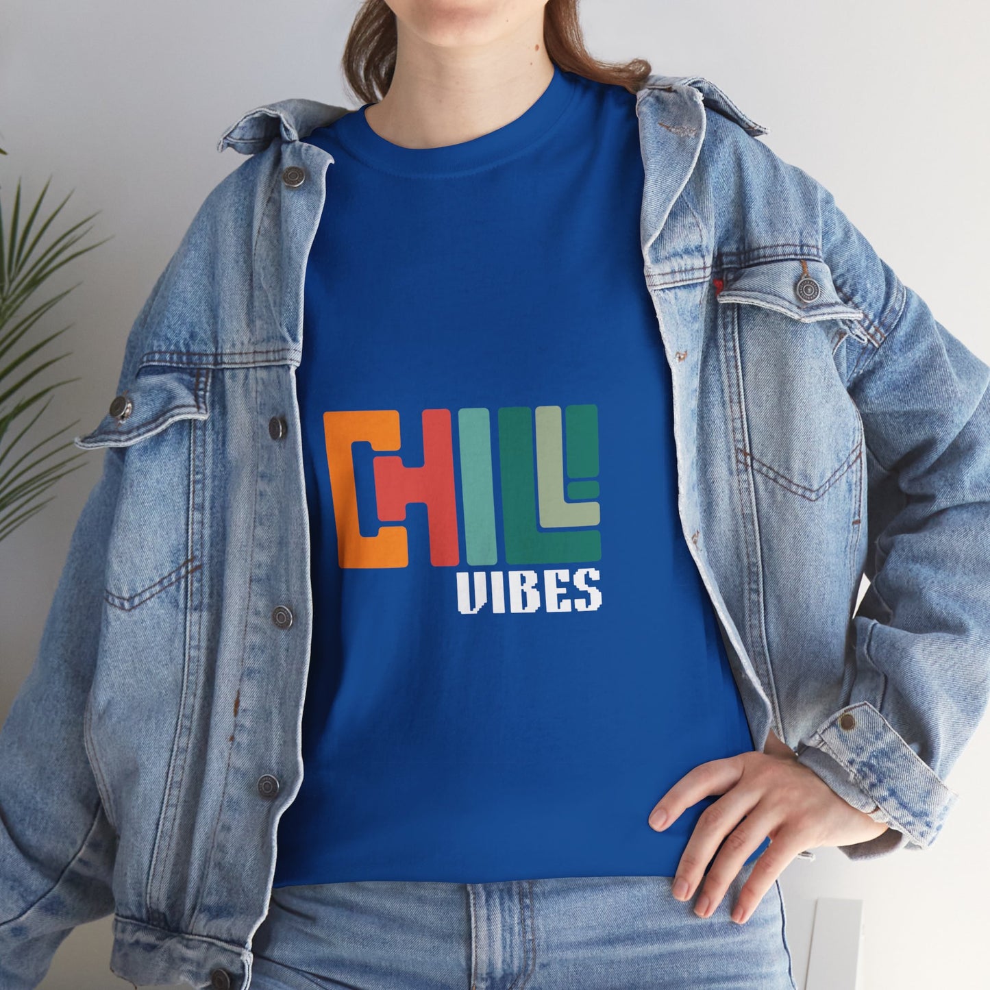 Chill Vibes Casual Unisex Cotton Tee