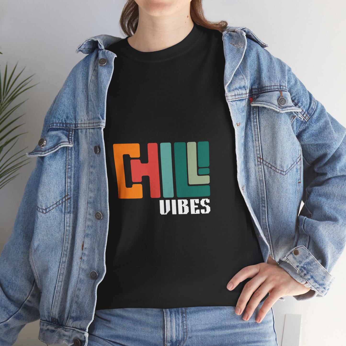 Chill Vibes Casual Unisex Cotton Tee