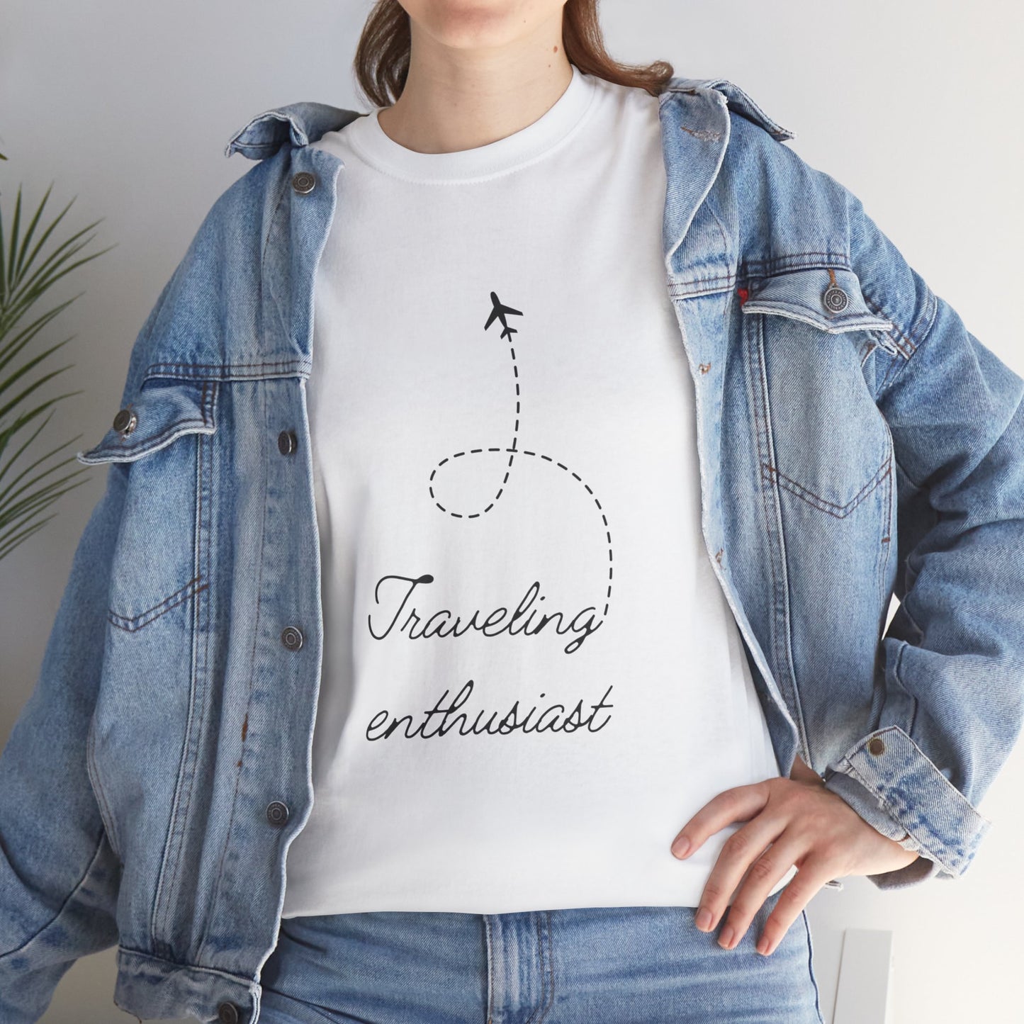 Travel Enthusiast Unisex Cotton Tee