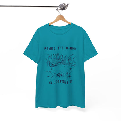 Predict The Future Inspirational Unisex Cotton Tee