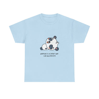 Napping Panda Unisex Cotton Tee