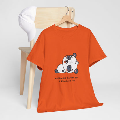 Napping Panda Unisex Cotton Tee