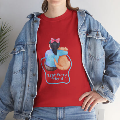 Furry Friend Pet Lover Unisex Cotton Tee