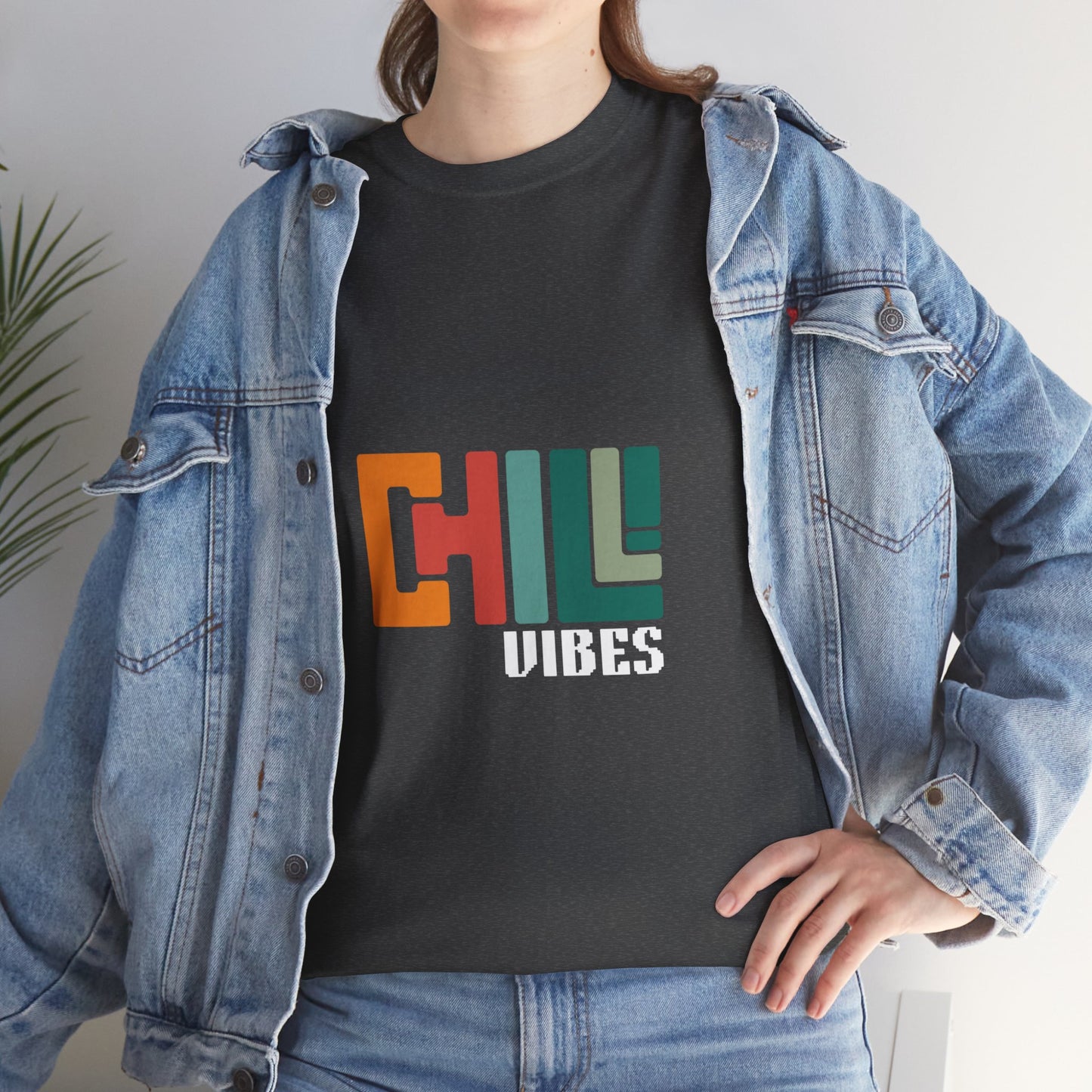 Chill Vibes Casual Unisex Cotton Tee