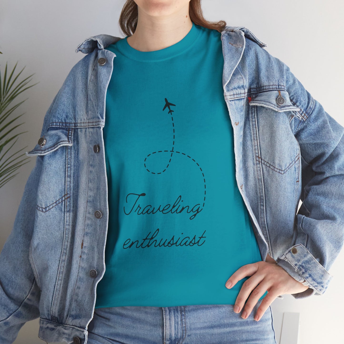 Travel Enthusiast Unisex Cotton Tee