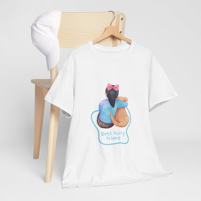 Furry Friend Pet Lover Unisex Cotton Tee