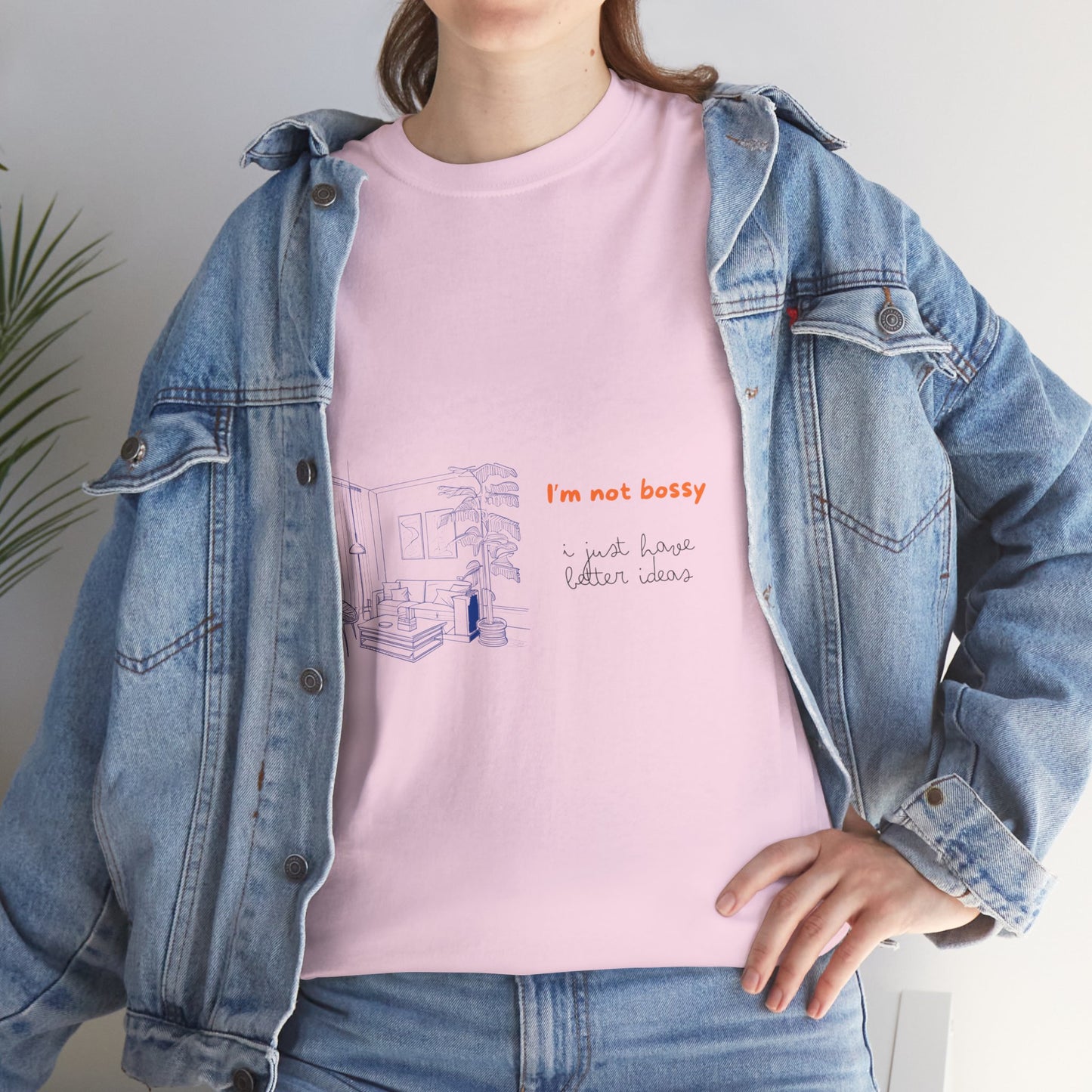 Bossy Office Humour Unisex Cotton Tee