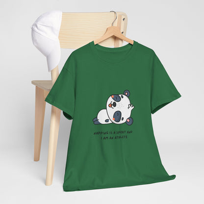 Napping Panda Unisex Cotton Tee