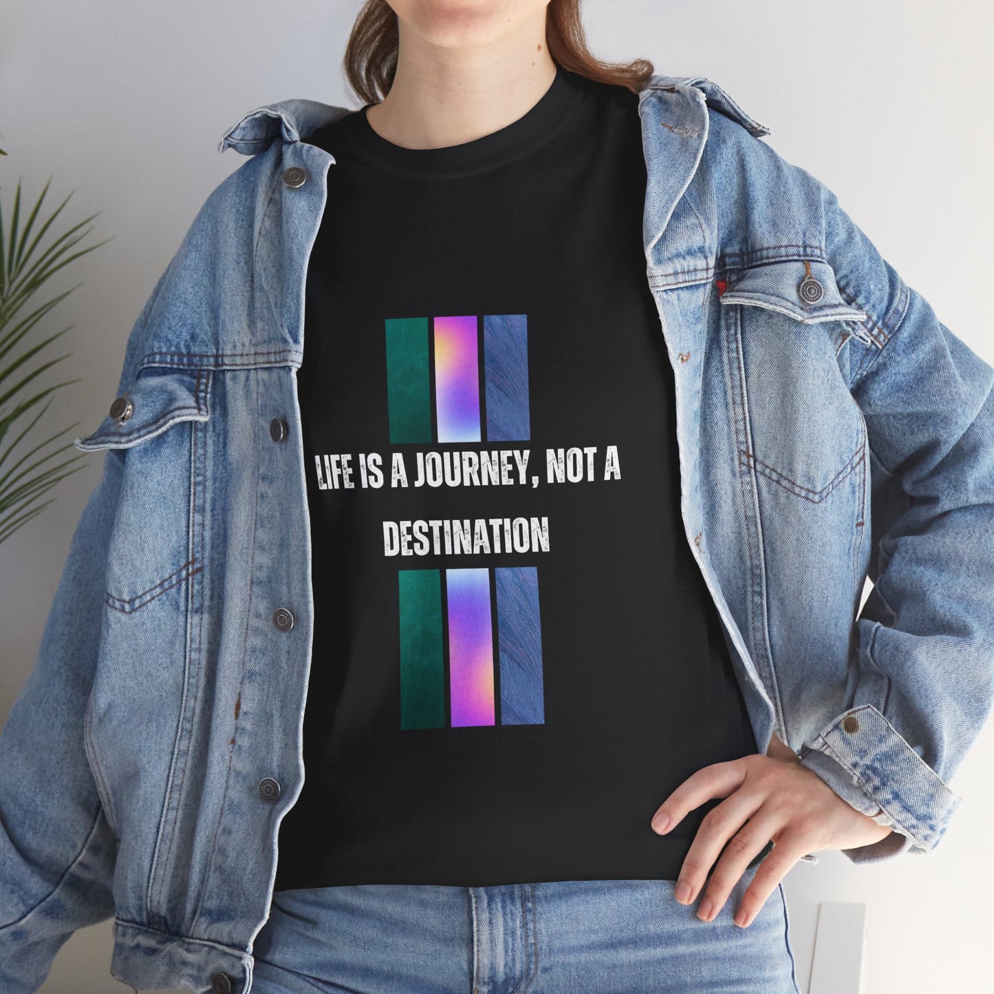 Life Journey Motivational Unisex Cotton Tee