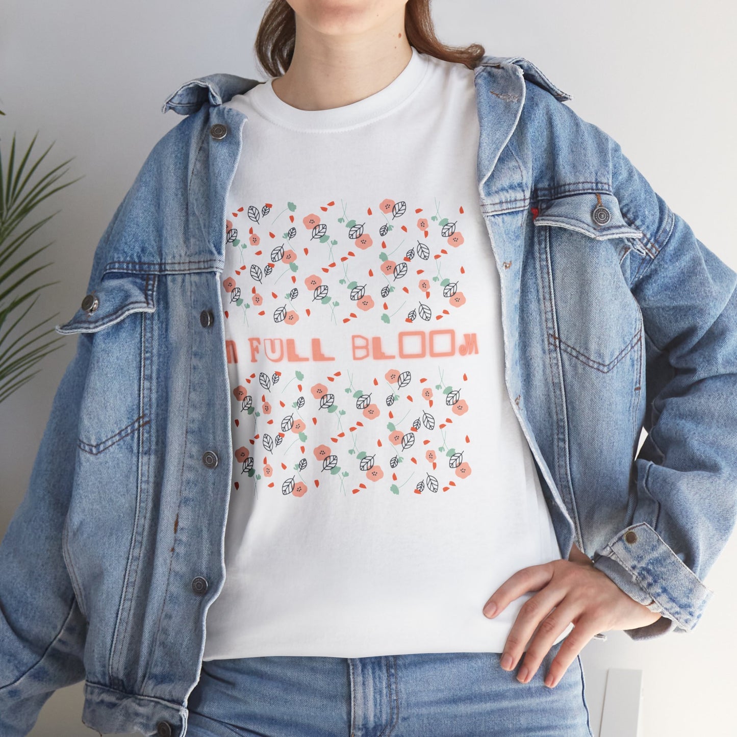 Casual Full Bloom Unisex Cotton Tee