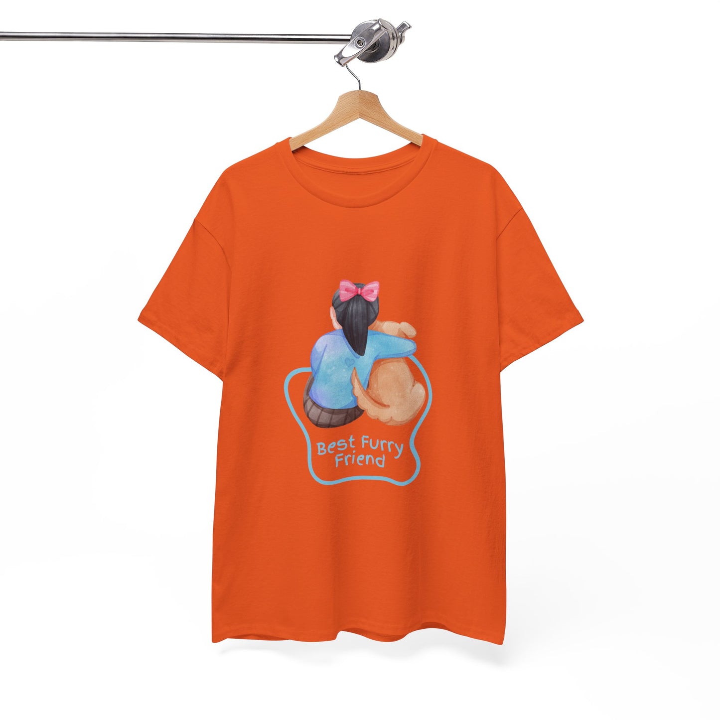 Furry Friend Pet Lover Unisex Cotton Tee