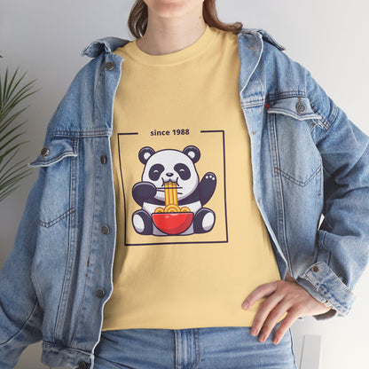 Panda Noodles Unisex Cotton Tee