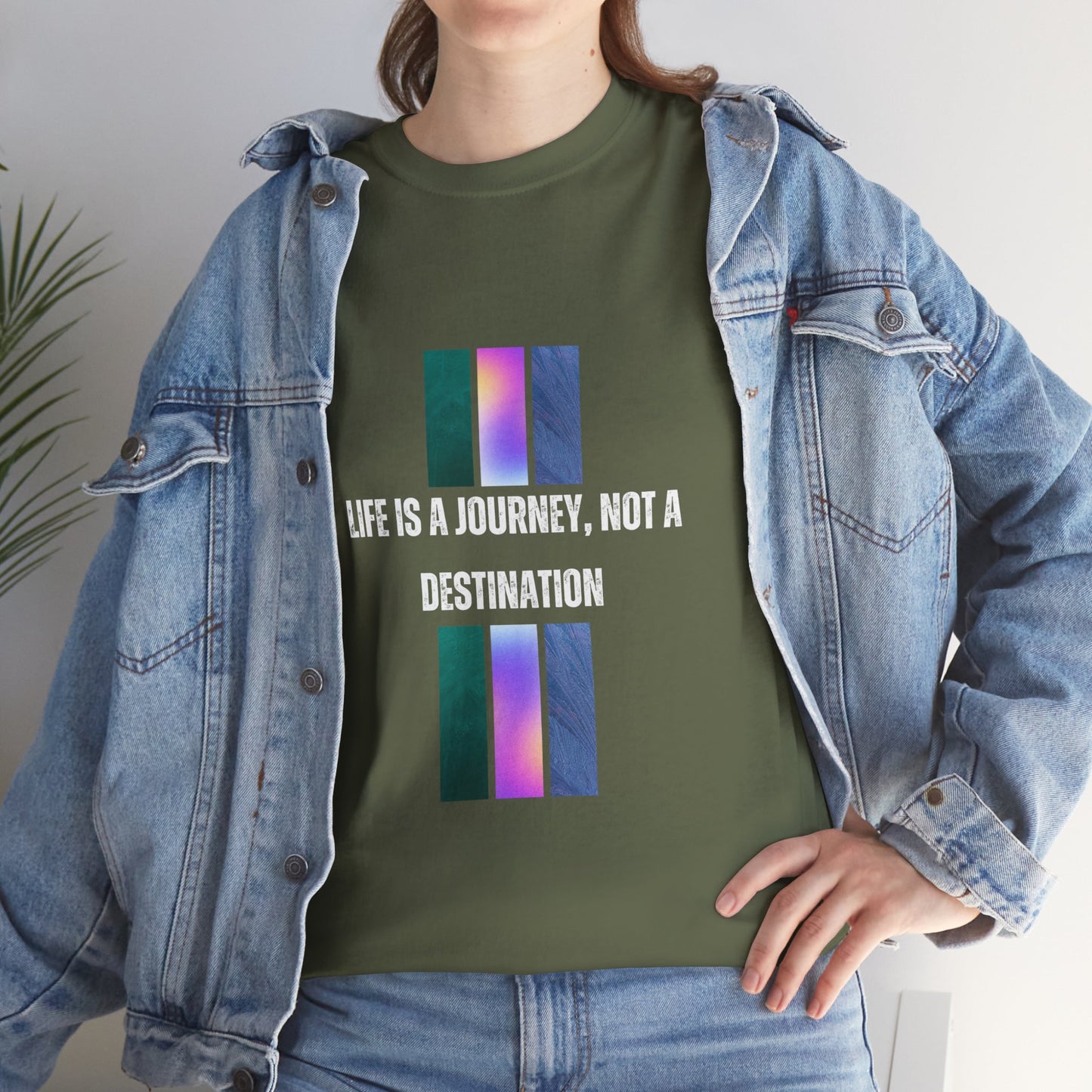 Life Journey Motivational Unisex Cotton Tee