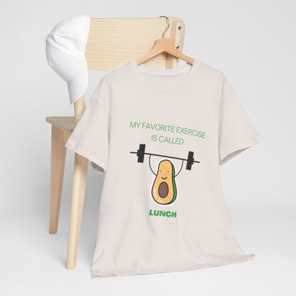 Avocado Workout Unisex Cotton Tee