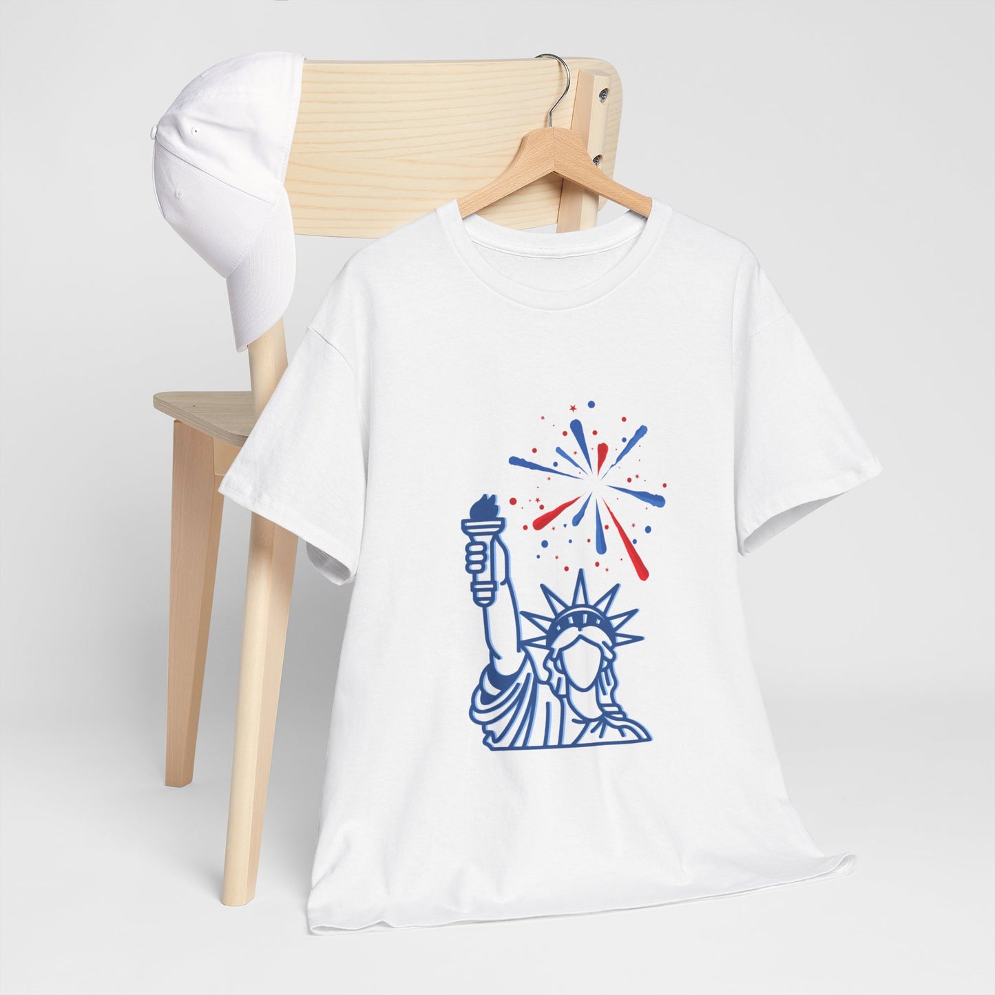 Liberty Freedom Basic Unisex Cotton Tee