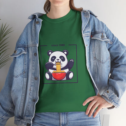 Panda Noodles Unisex Cotton Tee