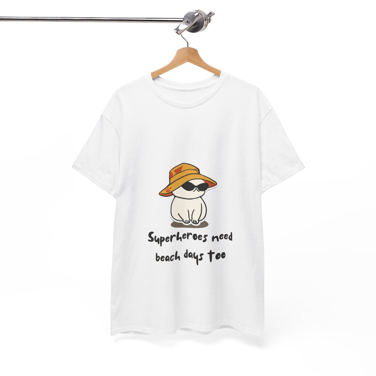 Beach Days Casual Unisex Cotton Tee