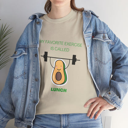 Avocado Workout Unisex Cotton Tee