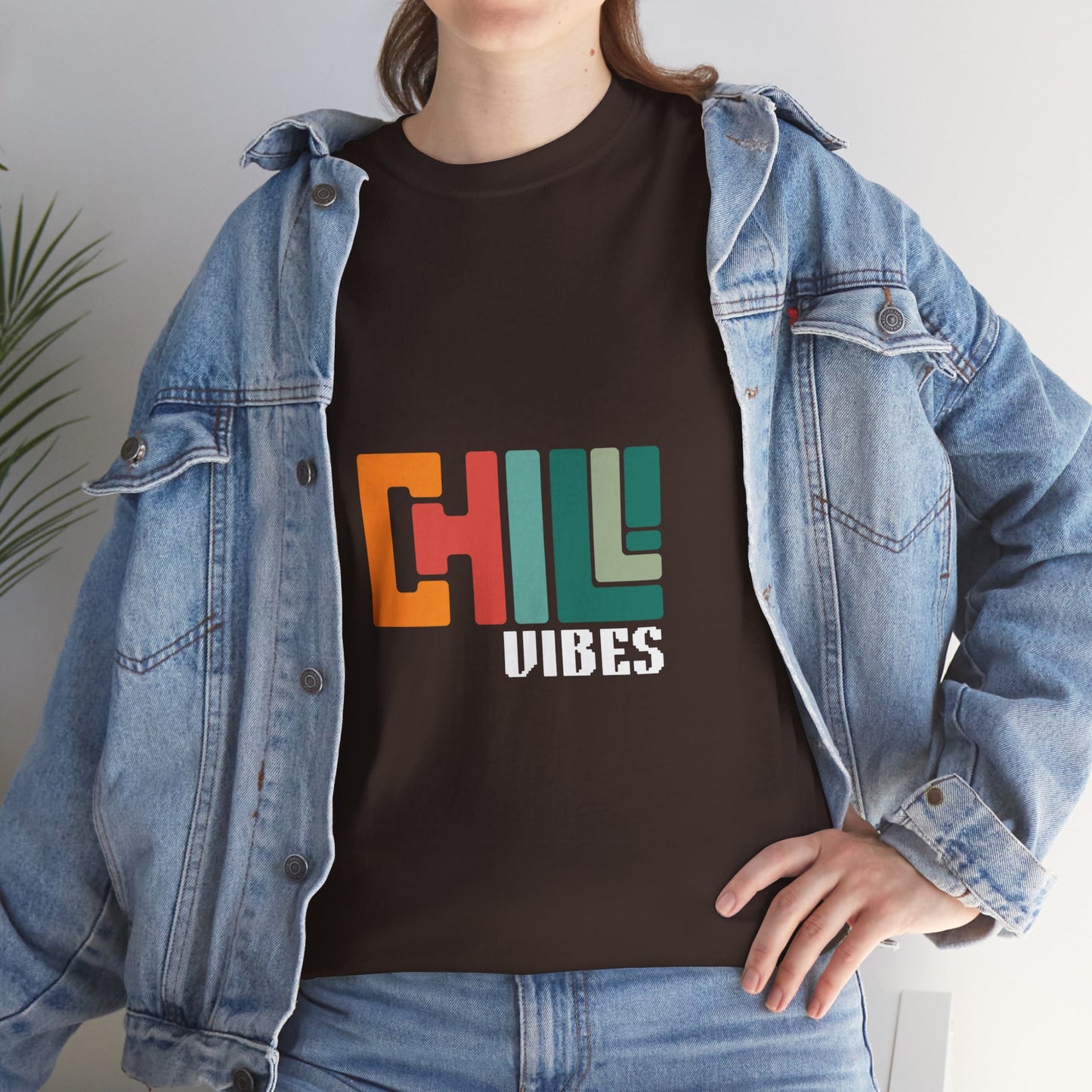 Chill Vibes Casual Unisex Cotton Tee