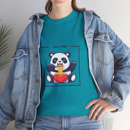 Panda Noodles Unisex Cotton Tee