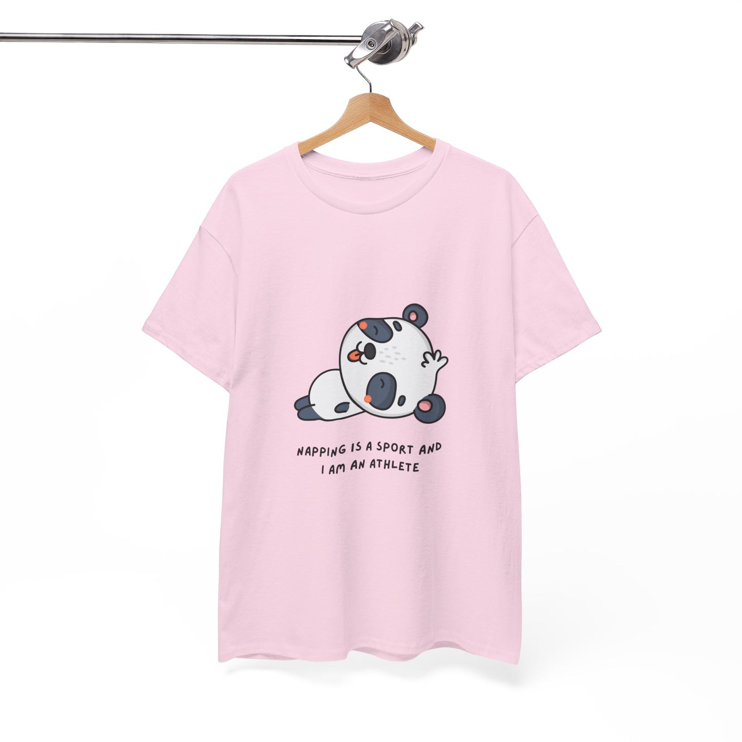 Napping Panda Unisex Cotton Tee