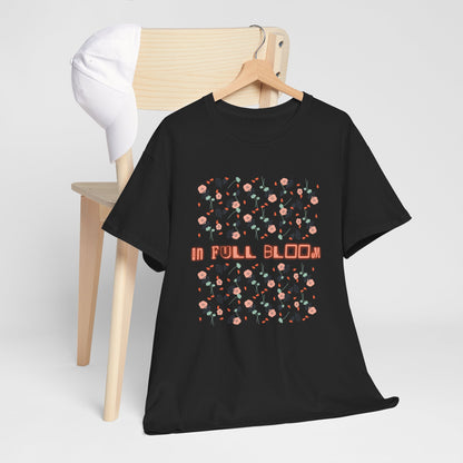 Casual Full Bloom Unisex Cotton Tee