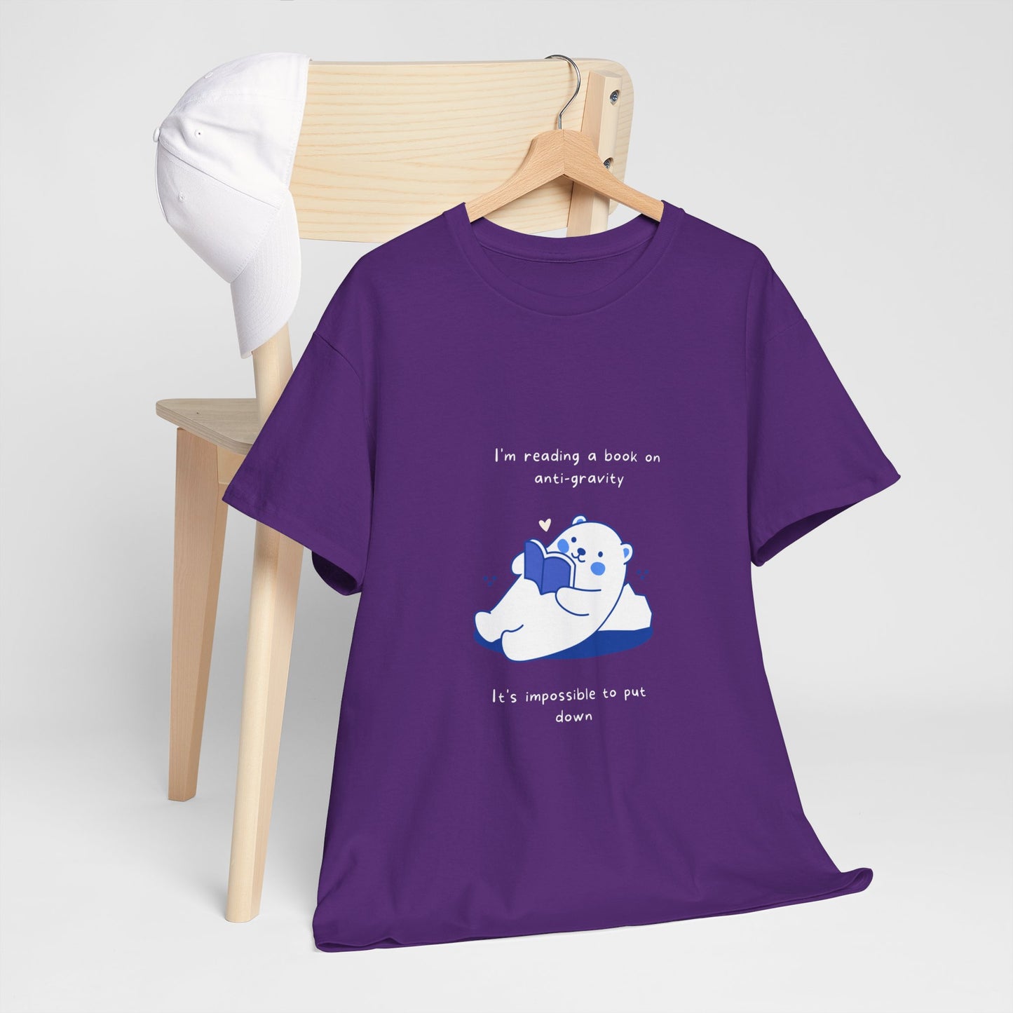 Witty Bear Book Humour Unisex Cotton Tee