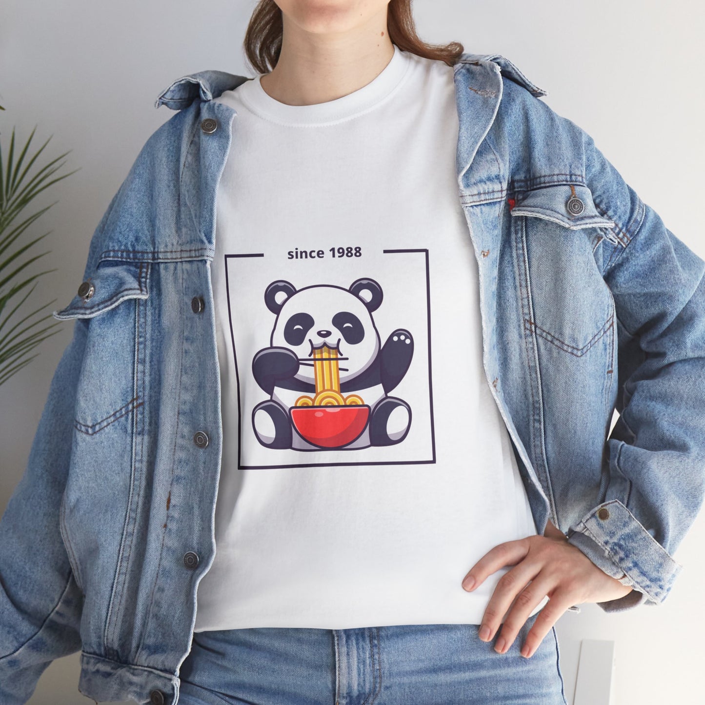 Panda Noodles Unisex Cotton Tee