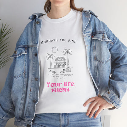 Mondays Office Humour Unisex Cotton Tee