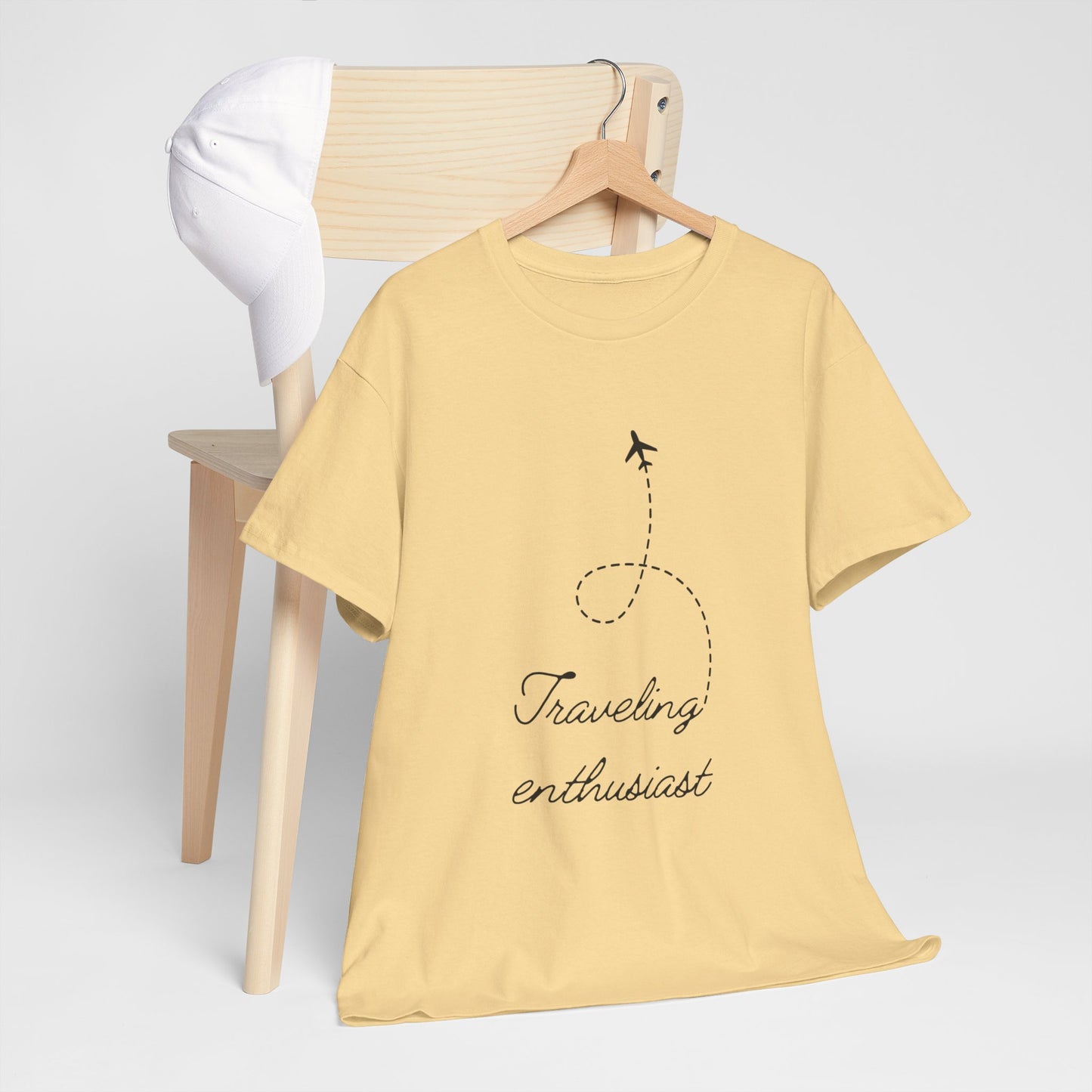 Travel Enthusiast Unisex Cotton Tee