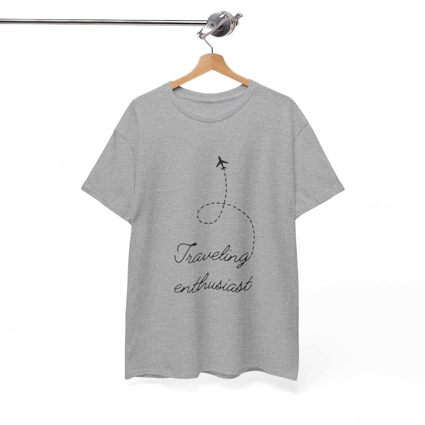 Travel Enthusiast Unisex Cotton Tee