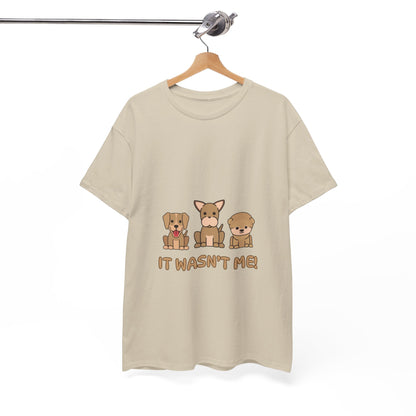 Mysterious Puppy Funny Unisex Cotton Tee