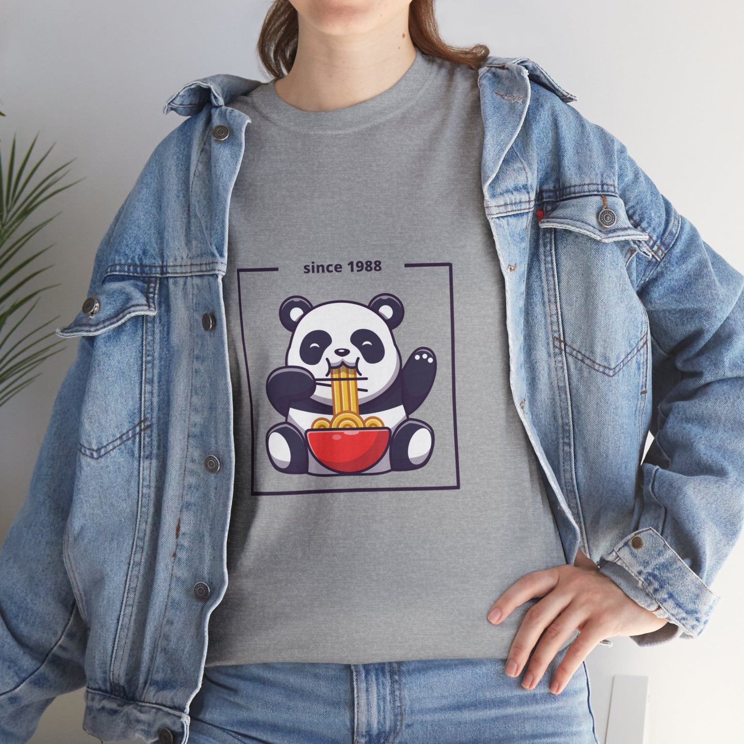 Panda Noodles Unisex Cotton Tee