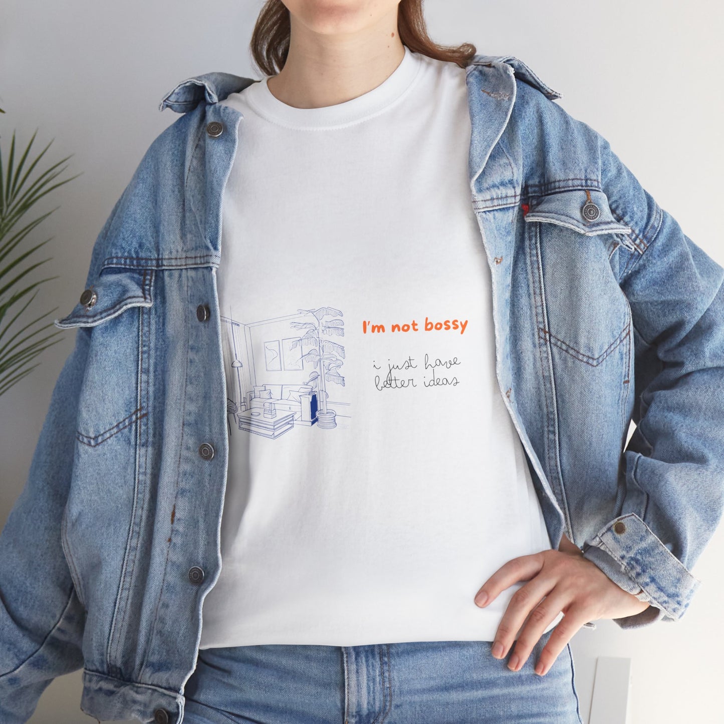 Bossy Office Humour Unisex Cotton Tee