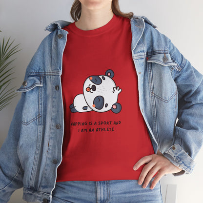 Napping Panda Unisex Cotton Tee