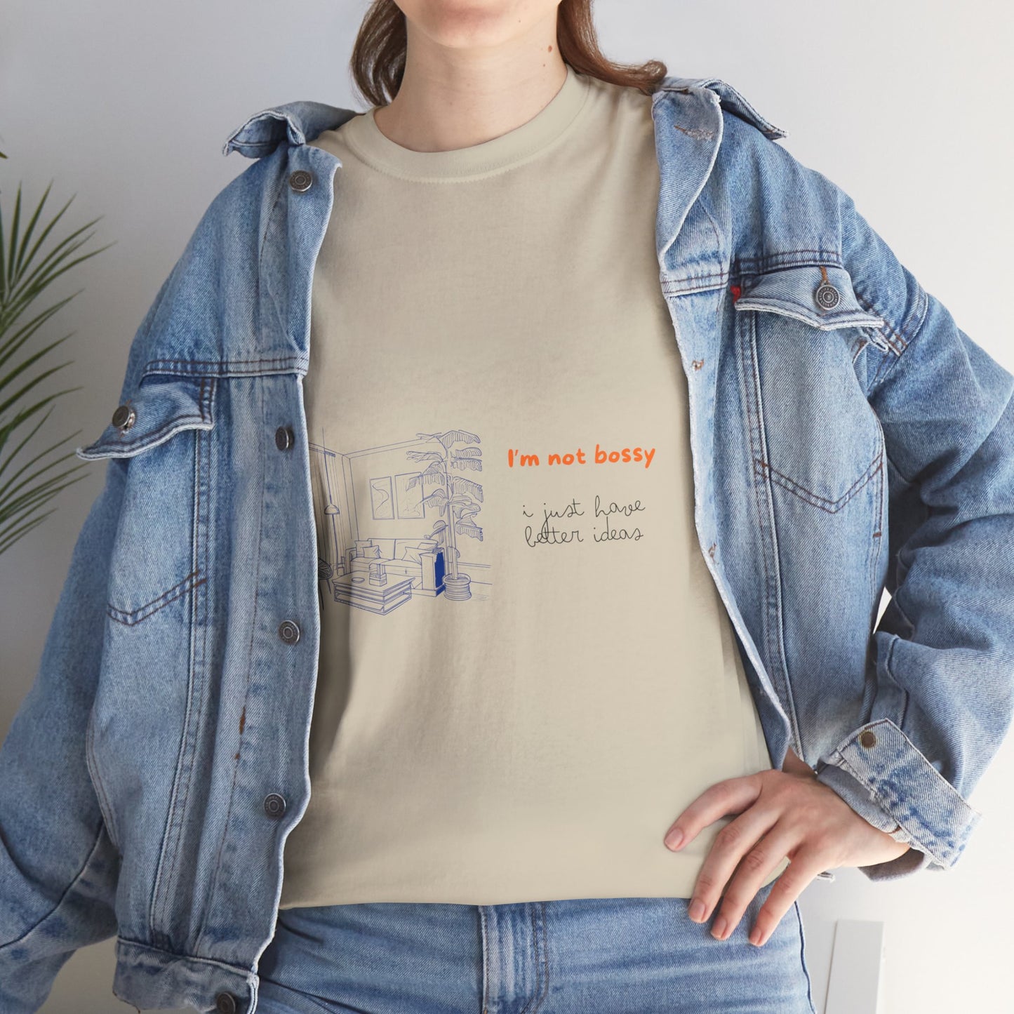 Bossy Office Humour Unisex Cotton Tee