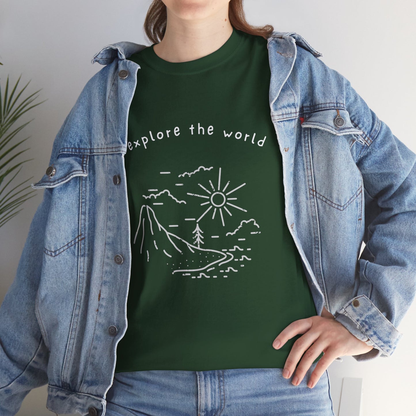 Discover the World Unisex Cotton Tee