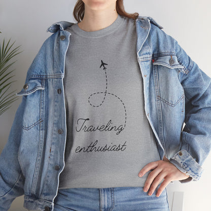 Travel Enthusiast Unisex Cotton Tee