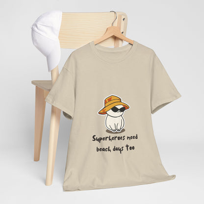 Beach Days Casual Unisex Cotton Tee