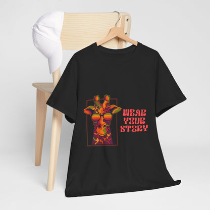 Groovy Story Casual Unisex Cotton Tee