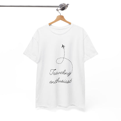 Travel Enthusiast Unisex Cotton Tee