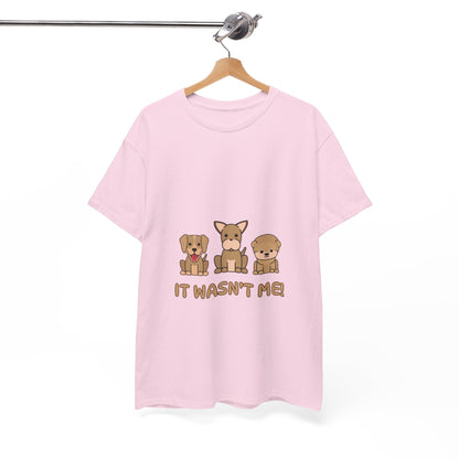 Mysterious Puppy Funny Unisex Cotton Tee