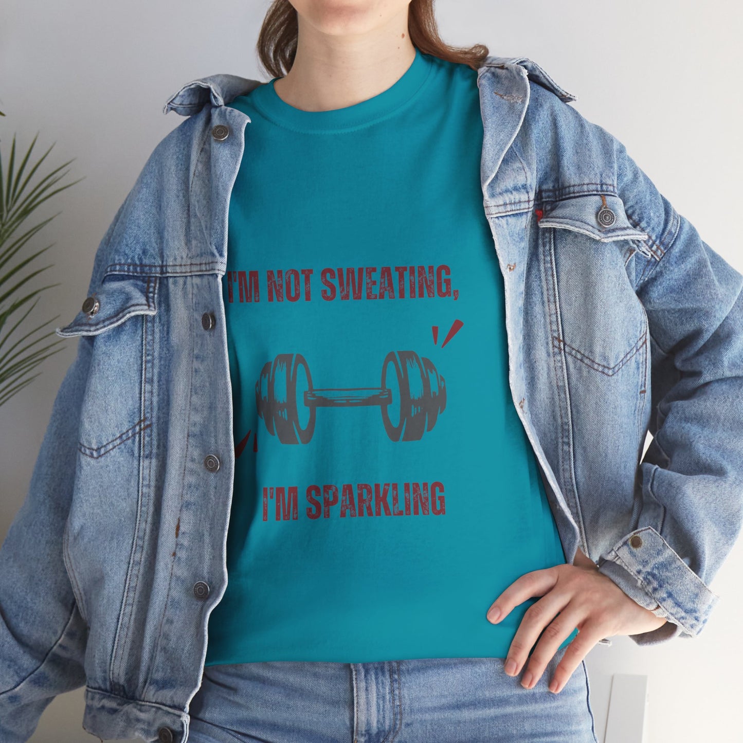 Sparkling Not Sweating Unisex Cotton Tee