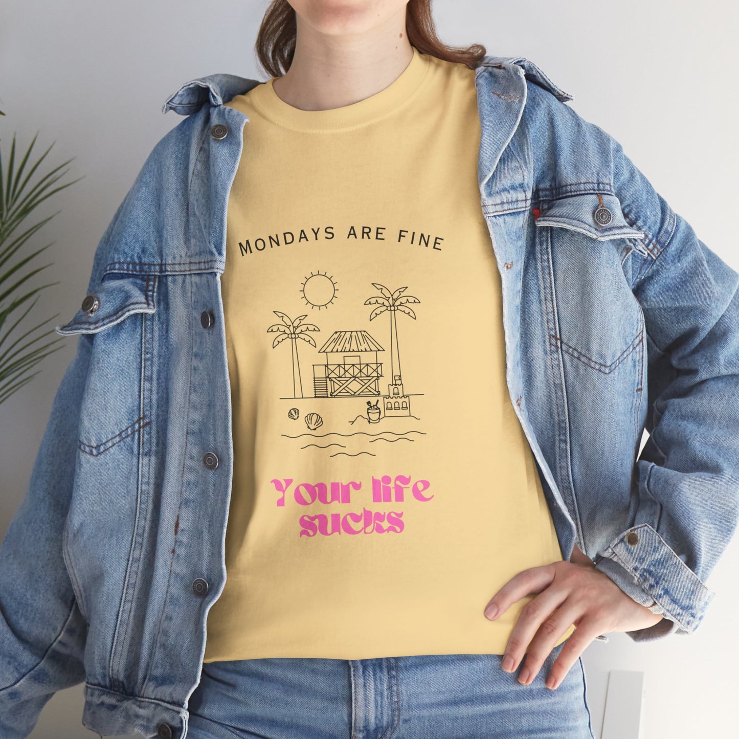 Mondays Office Humour Unisex Cotton Tee