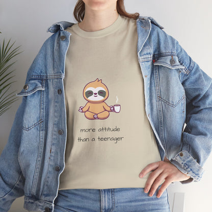 Attitude Funny Teenager Unisex Cotton Tee