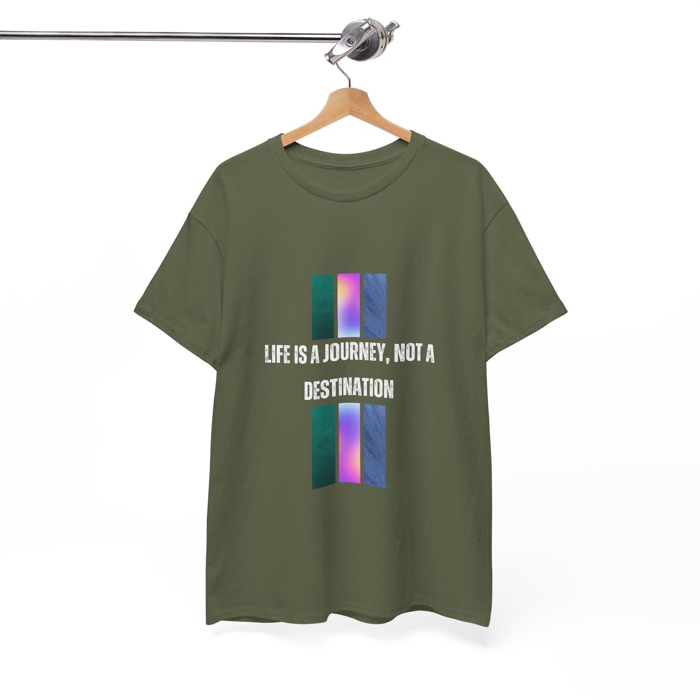 Life Journey Motivational Unisex Cotton Tee