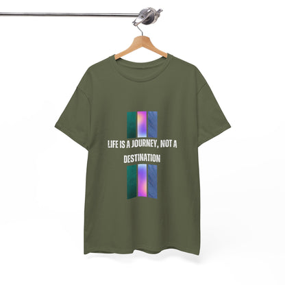 Life Journey Motivational Unisex Cotton Tee